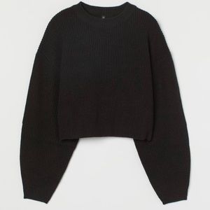 H&M Cropped Knit Sweater